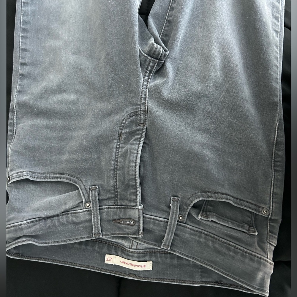 Levi's Gray Skinny Jeans for Women